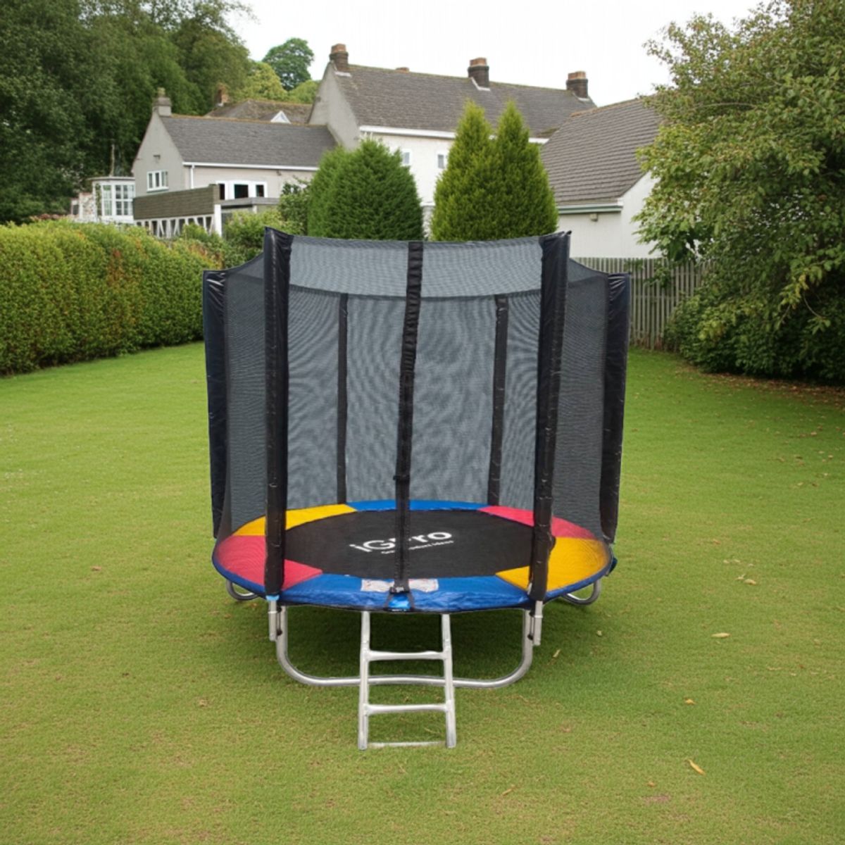 IGPRO - Cama Elastica IGpro con Malla y Escalera 3,66 mt 12FT