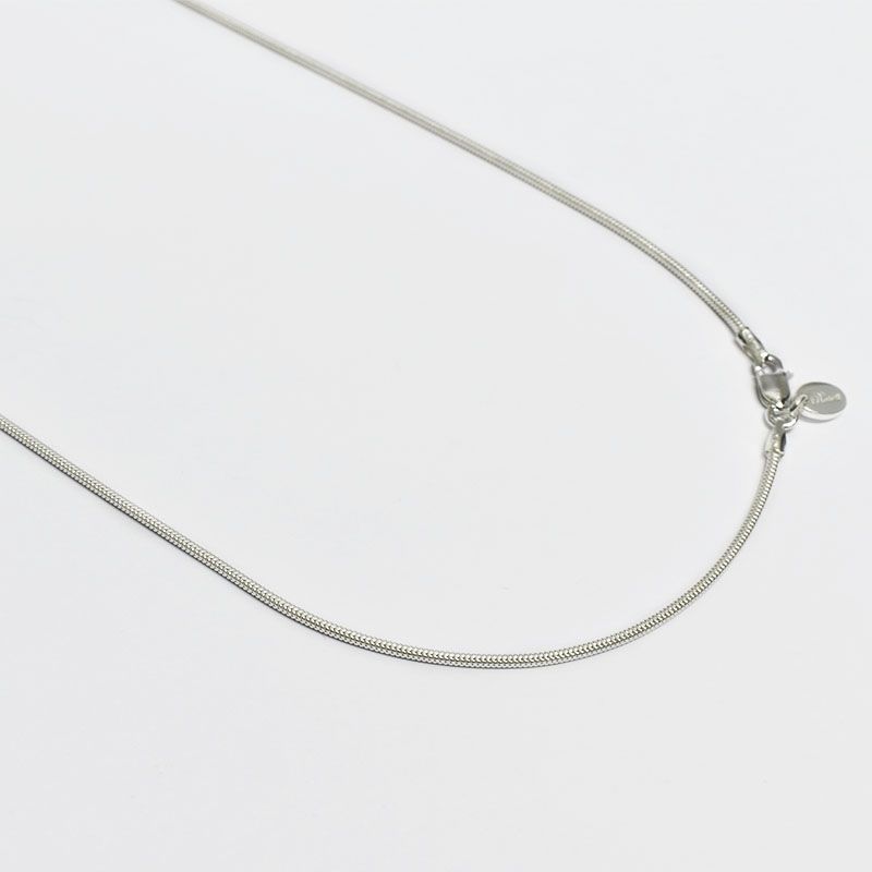 ROSETT - Cadena cola de ratón 50 cm Plata 925