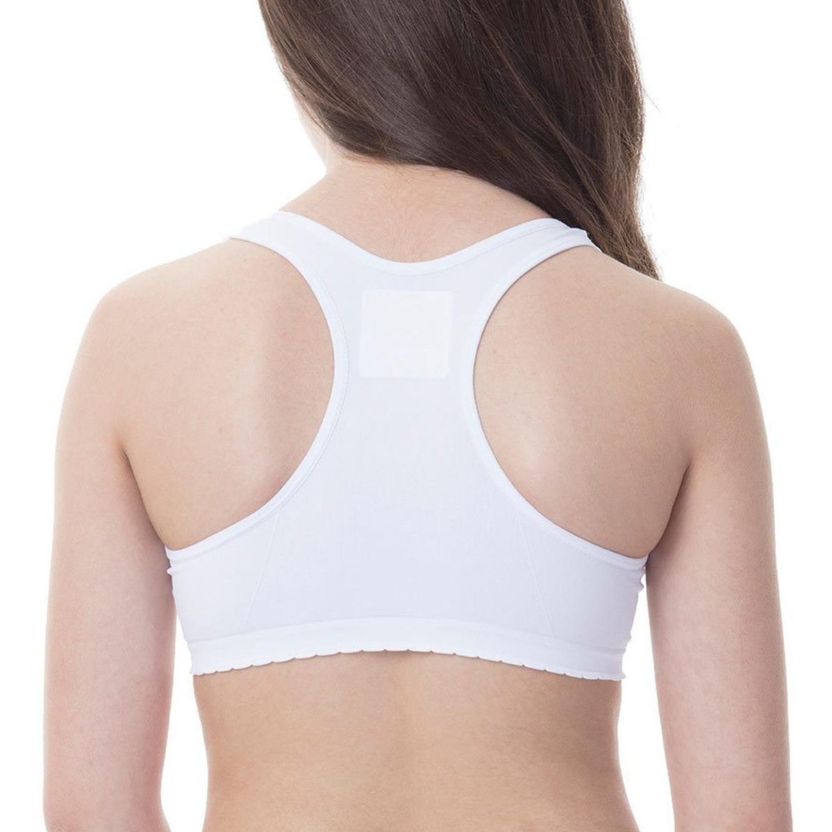 LADY GENNY - Peto Deportivo Seamless - Blanco