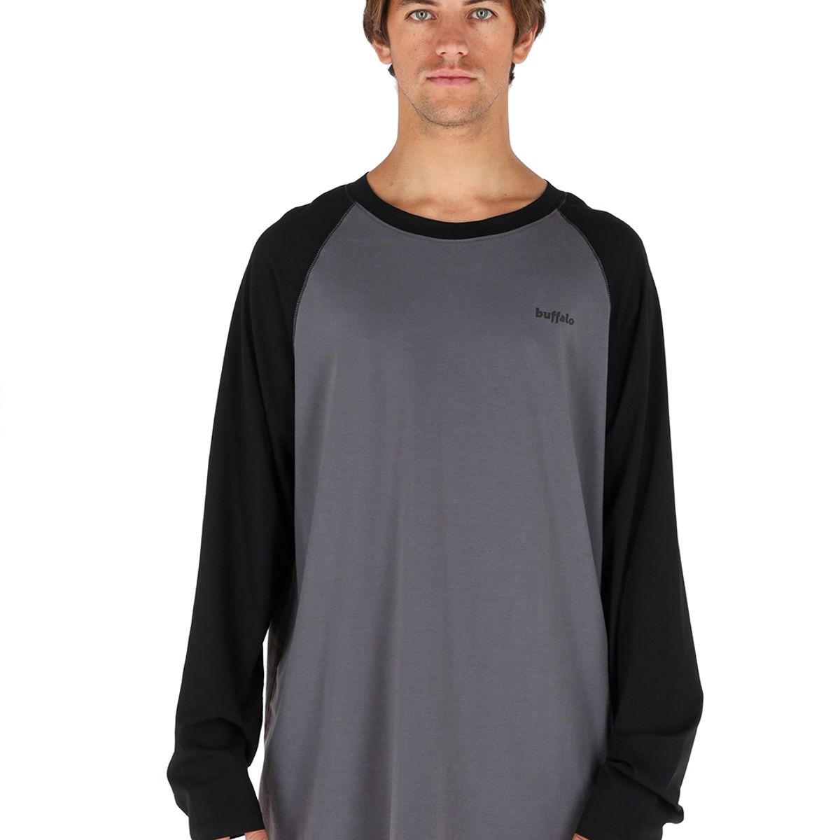 BUFFALO CHILE - Polera Manga Larga Dubia Gris Hombre