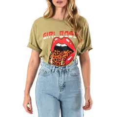 GUINDA - Polera girl boss Anais