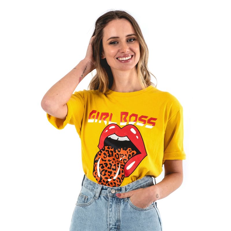 GUINDA - Polera girl boss GUINDA  Anais