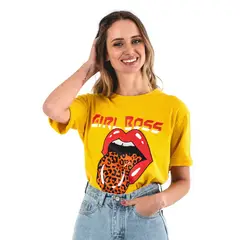 GUINDA - Polera girl boss Anais
