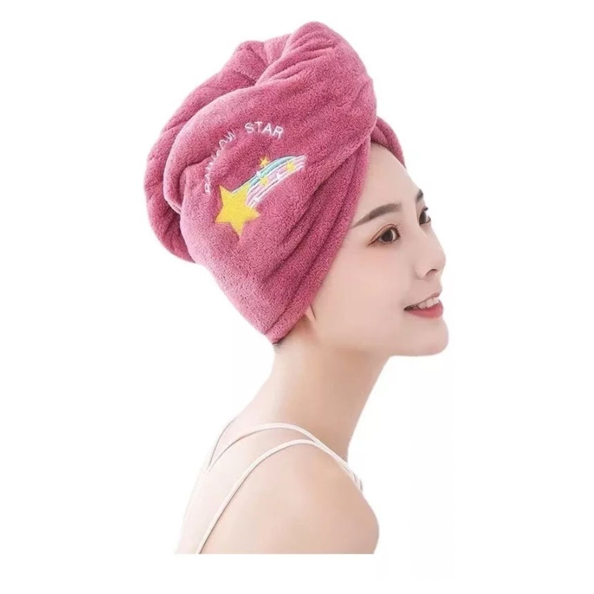 GENERICO - Pack 3 Toalla Turbante Microfibra Para Secar Cabello