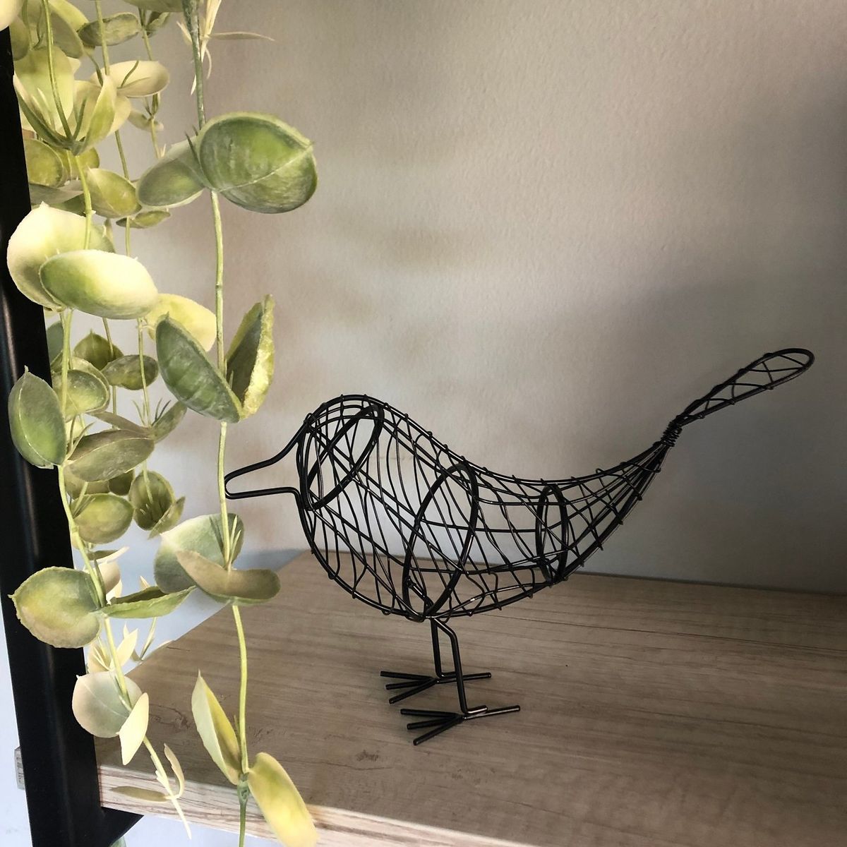 MERCADO CBF - Figura De Pájaro De Hierro Para Decoración Adorno Hogar