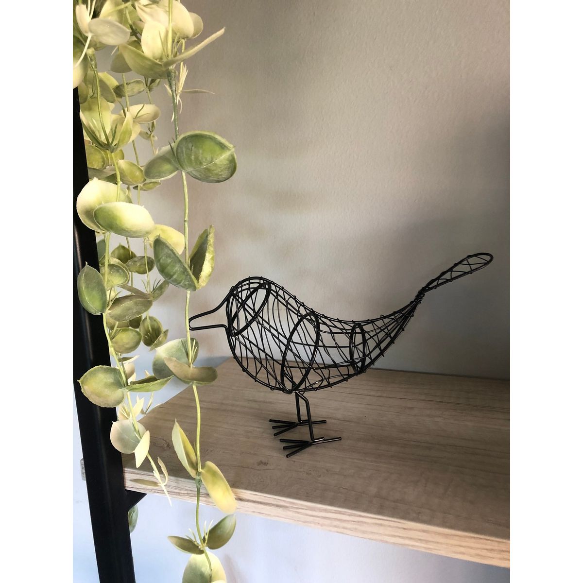 MERCADO CBF - Figura De Pájaro De Hierro Para Decoración Adorno Hogar