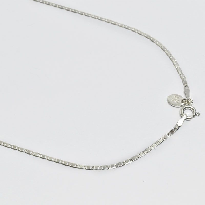 ROSETT - Cadena valentino fina 50 cm Plata ley 925.