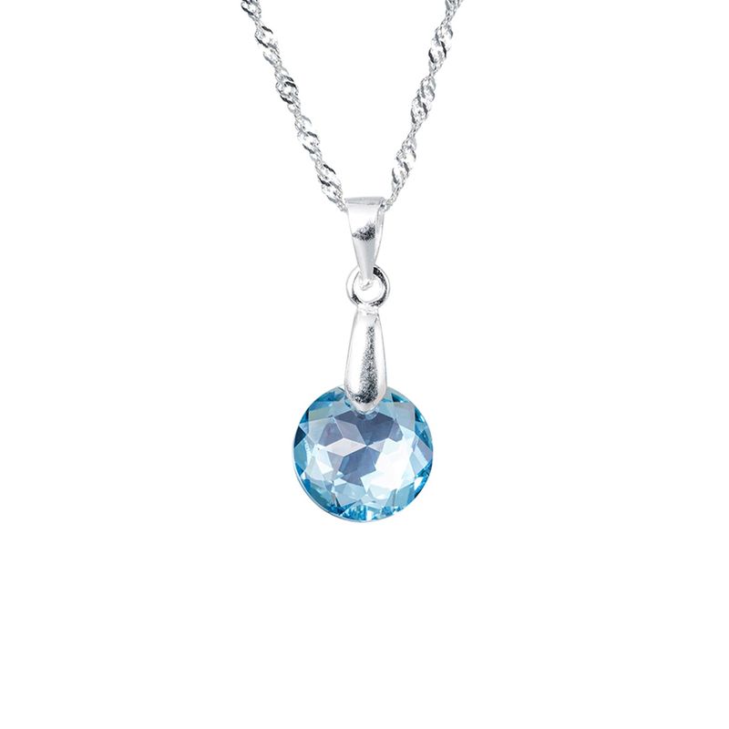 JOYAS MONTERO - Collar Gracia Cristales Genuinos Aquamerine