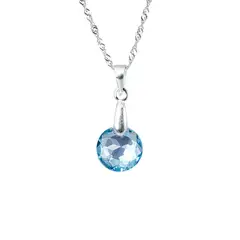 JOYAS MONTERO - Collar Gracia Cristales Genuinos Aquamerine