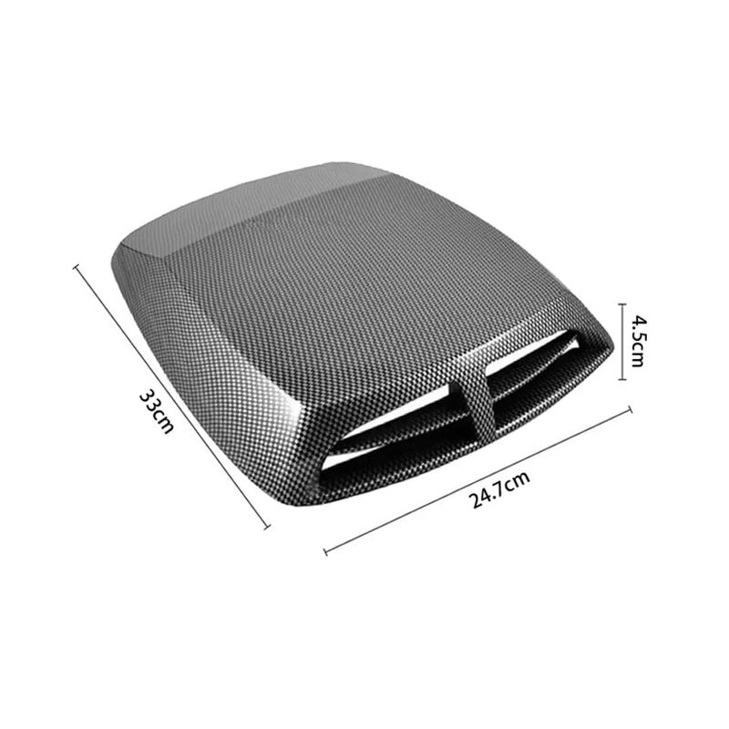 GENERICO - Toma de flujo de aire para capot autos decorativa