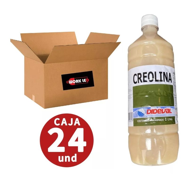 GENERICO - Creolina Dideval 1 Litro Dideval Caja 24 Unidades