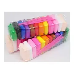 OEM - Pack De 24 Masas Moldeables Slime Goma Eva