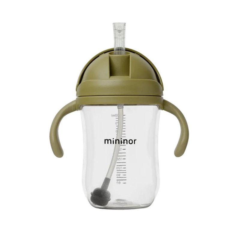 MININOR - Vaso Con Bombilla Mininor 330 ml - Verde