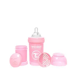 TWISTSHAKE - Mamadera Anti -Cólicos 180 ml - Rosa