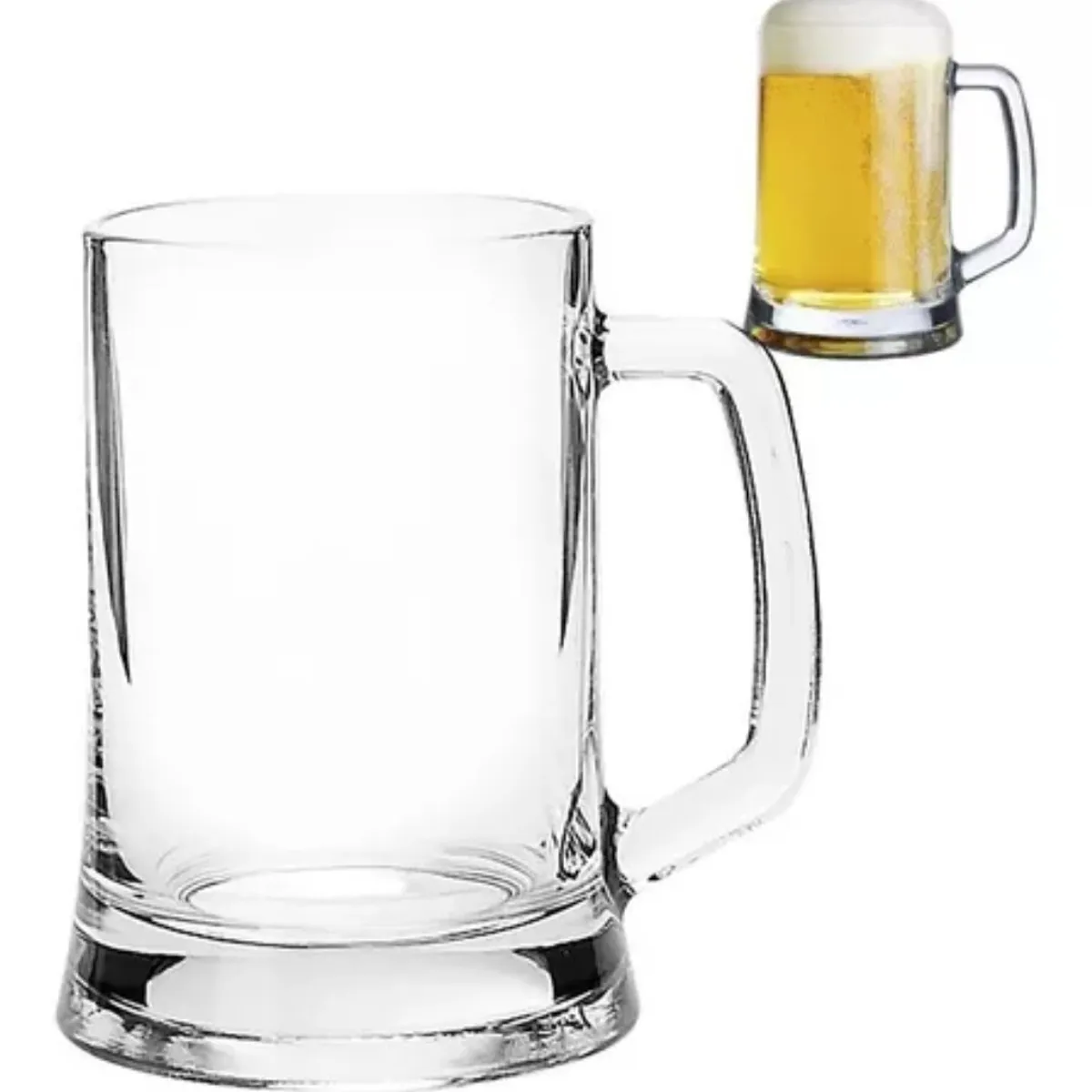 GLASSO - Vaso Shopero Para Cerveza Caja Individual 500 ml Glasso