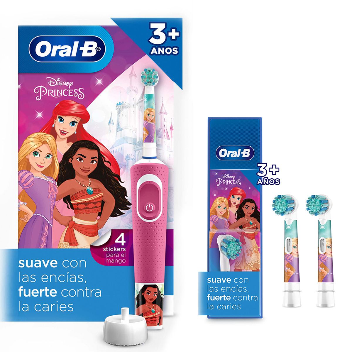 ORAL B - Pack Cepillo Eléctrico Oral-B Vitality Princesa+repuesto 2ud