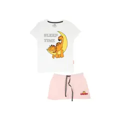 NICKELODEON - Pijama Teens GARFIELD Blanco