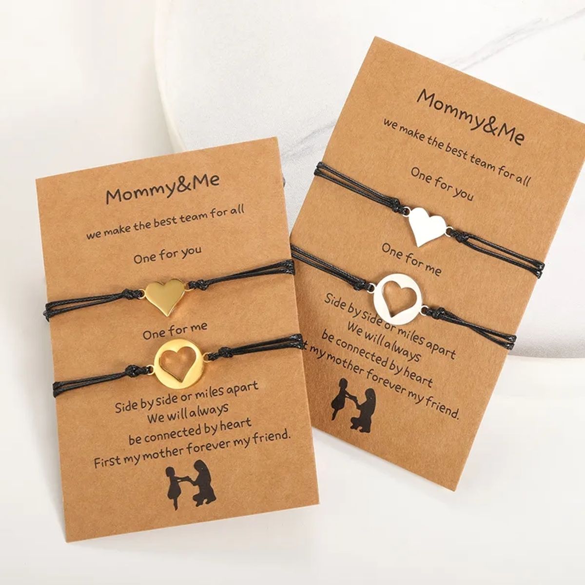 LUXURYJOYAS - Juego de Pulseras Madre e Hija HIJO set de pulseras Mamá