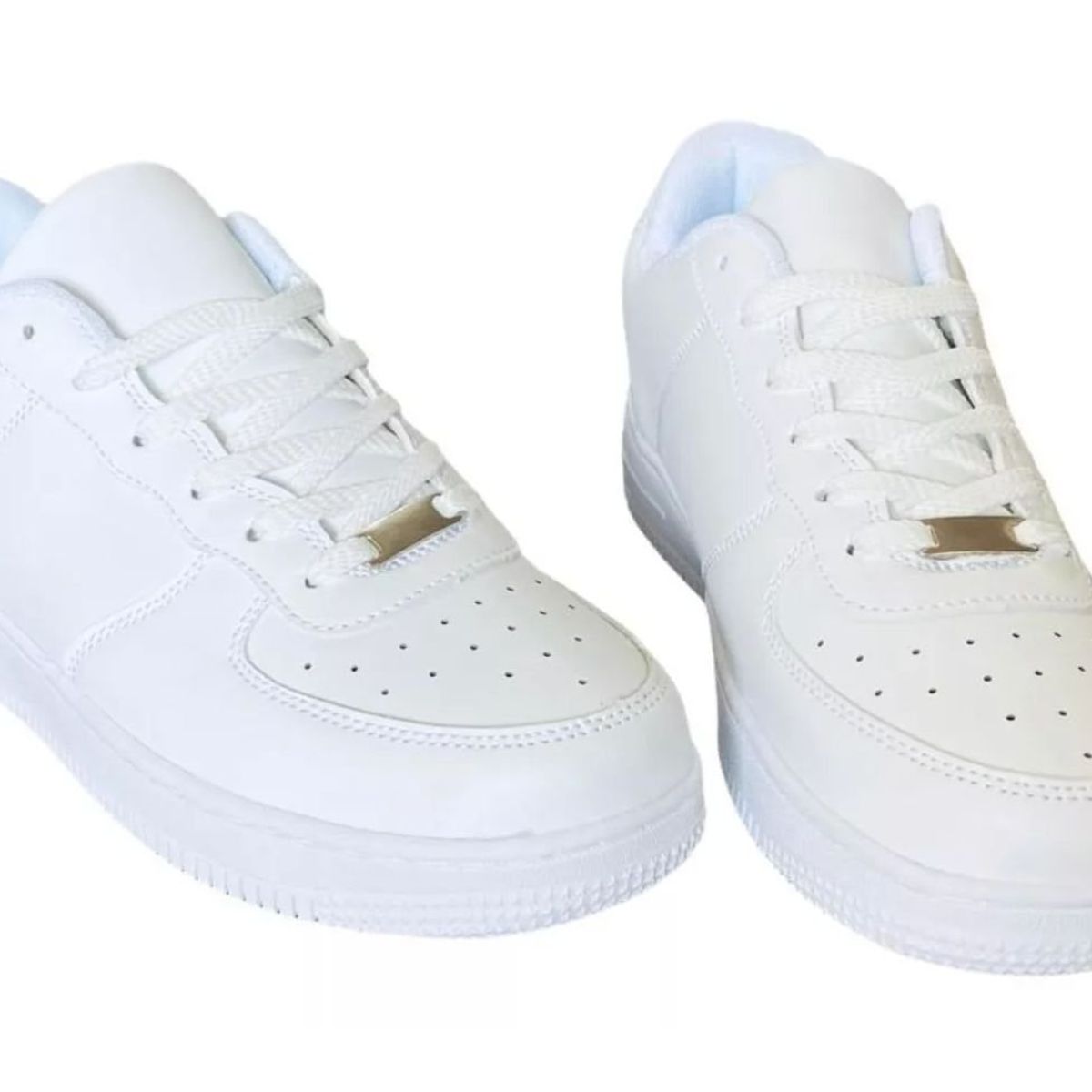 GENERICO - Zapatillas Deportivas Blancas Para Mujer  Eco Cuero…
