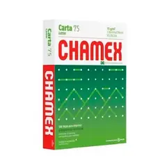 GENERICO - Resma Papel Tipo Carta Chamex- 500 Hojas - 75gr