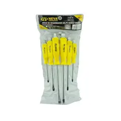 GENERICO - Juego destornillador de golpe Neva 6pcs