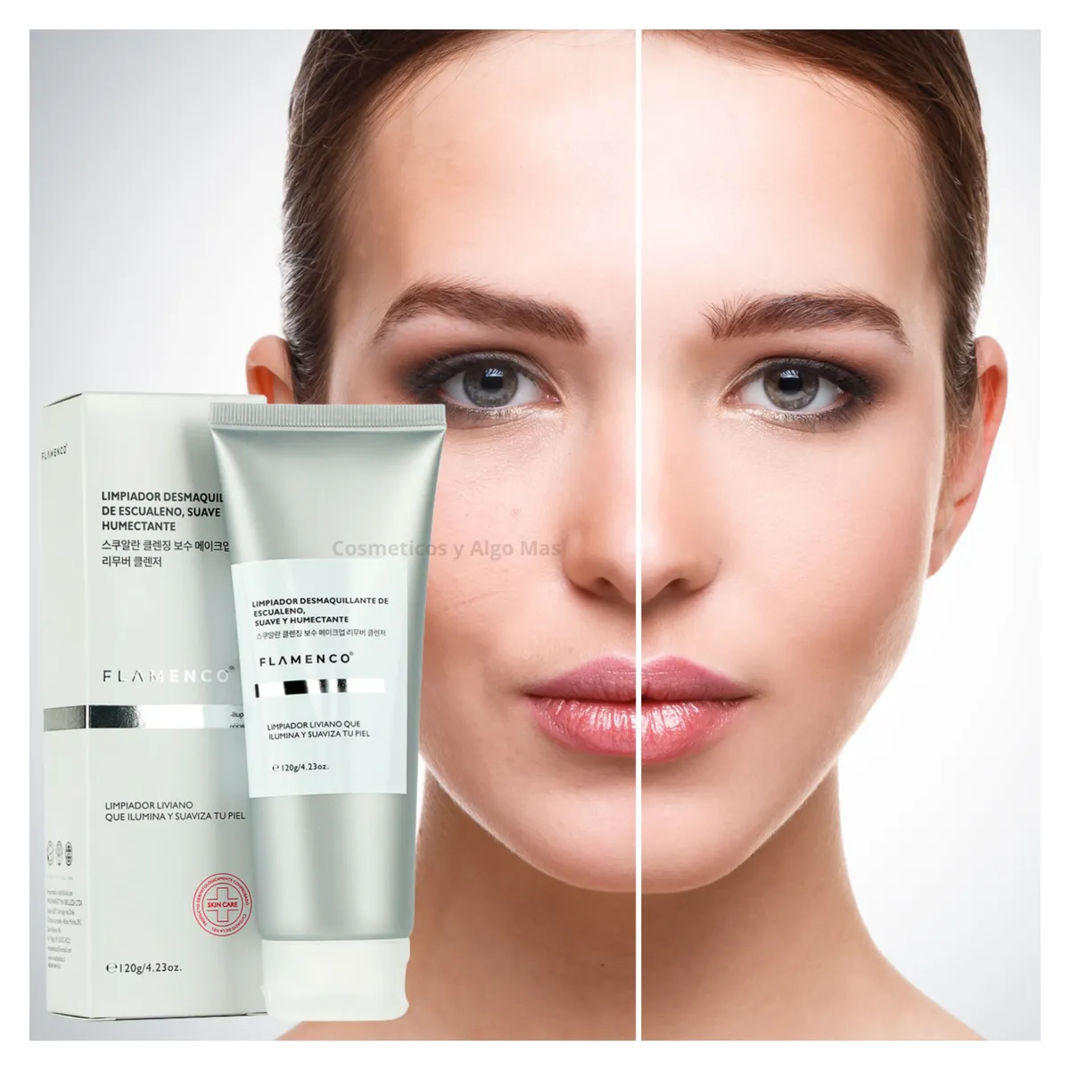 GENERICO - Desmaquillante Y limpiador de Escualeno para el cuidado de la piel