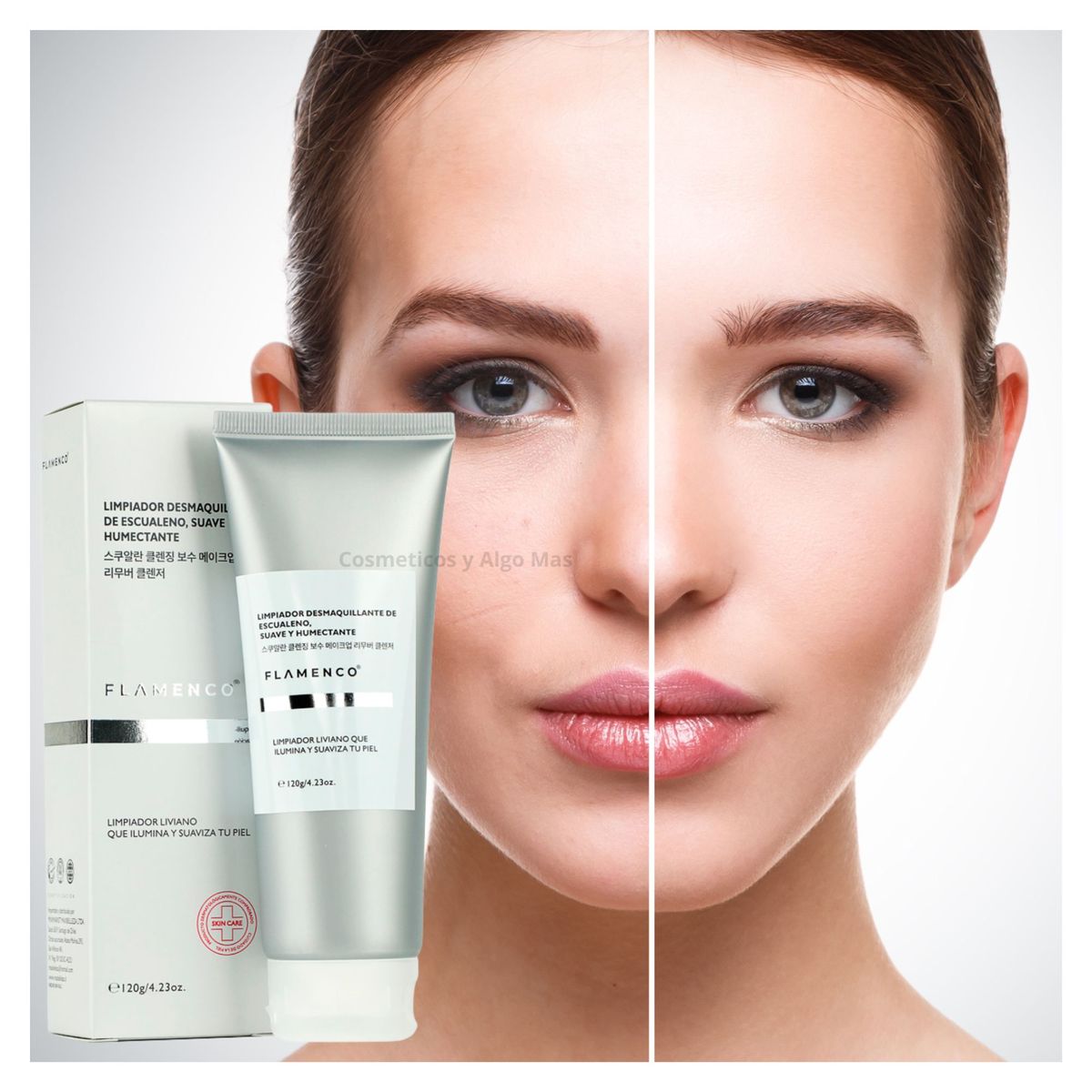 GENERICO - Desmaquillante Y limpiador de Escualeno para el cuidado de la piel