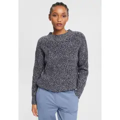 ESPRIT - Sweater De Punto Mouliné Mujer
