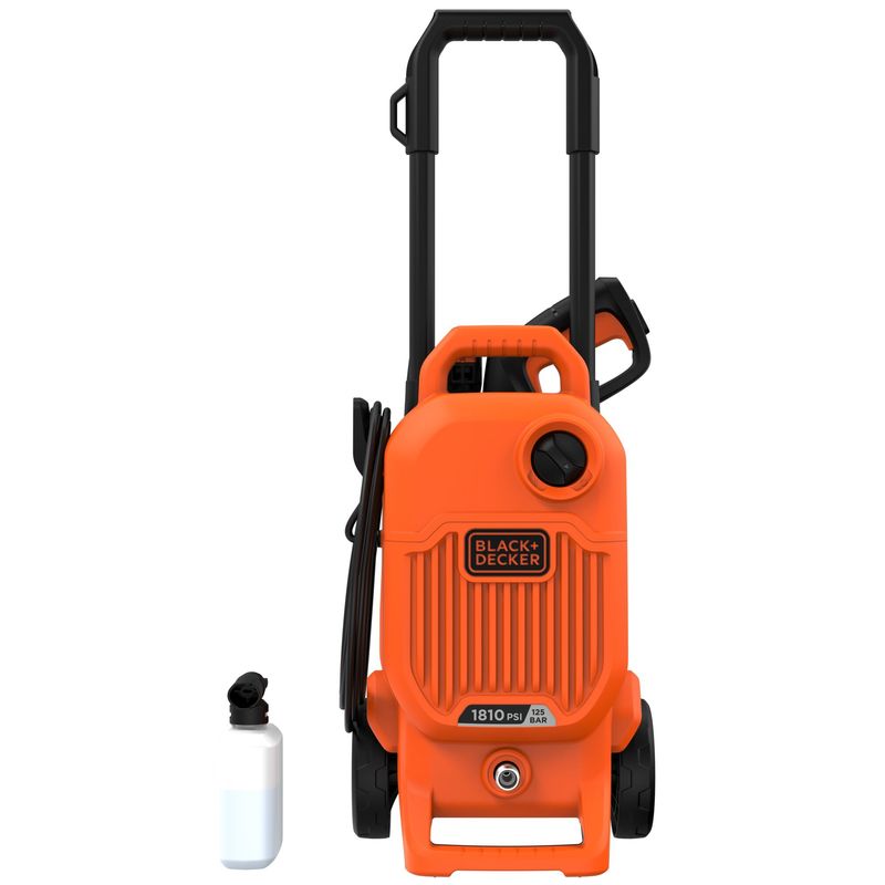 BLACK+DECKER - Hidrolavadora Alta Presión 1810 PSI 1700W BLACK+DECKER