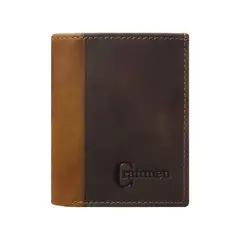 CRAFTMEN - Tarjetero Hombre cuero natural
