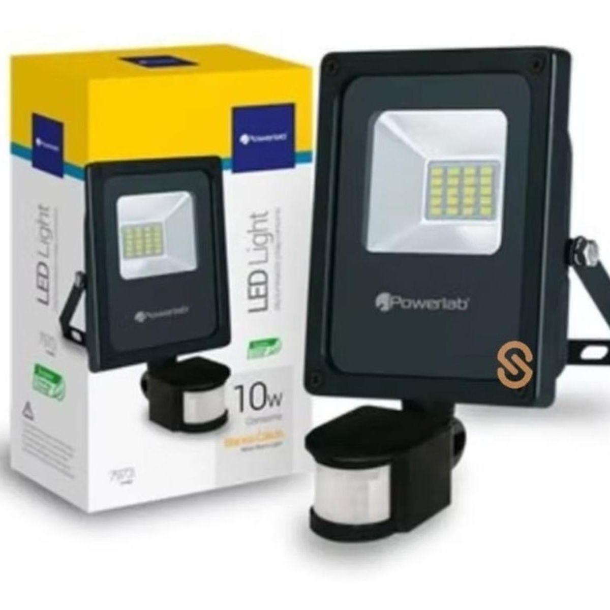 POWERLAB - Foco Reflector Led Exterior Ip65 10w Con Sensor - Shopyclick