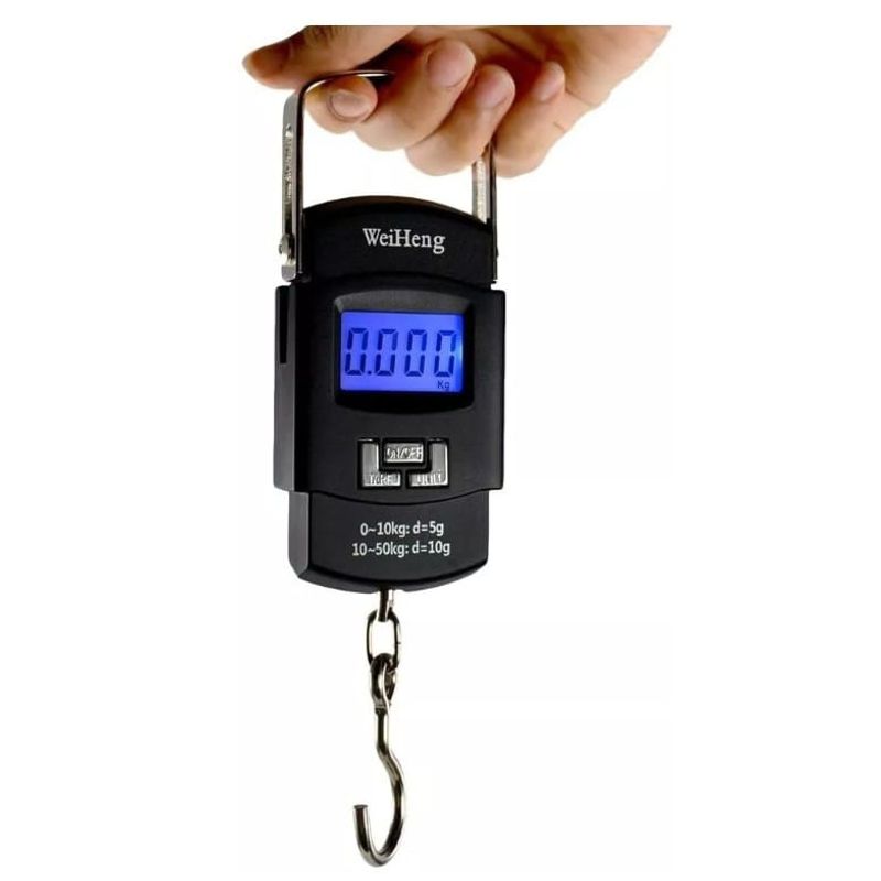 GENERICO - Balanza Digital mano Portátil tipo Romana 50 kg Premium
