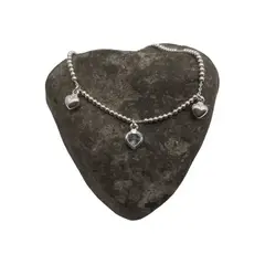 GENERICO - Pulsera Mujer Corazon Plata Italiana 925