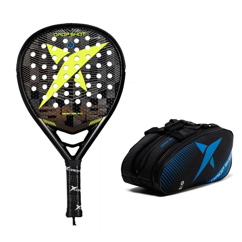DROP SHOT - Pala de Pádel Heritage 2.0 y Bolso DROP SHOT