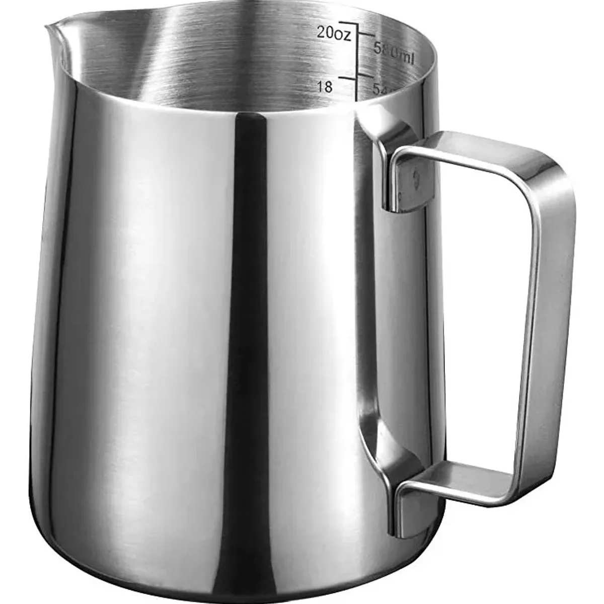 KUANGYE - Jarra De Espuma De Leche De Acero Inoxidable 20oz 600ml