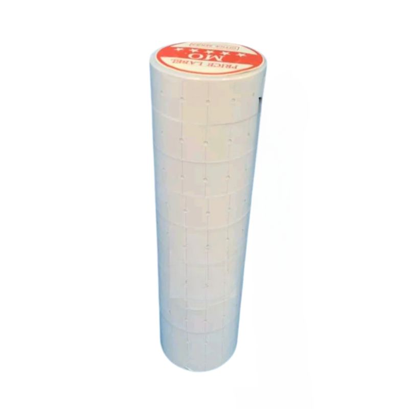 GENERICO - 10 Rollos Etiquetas Maquina Etiquetadora Precios Blanco Vnz