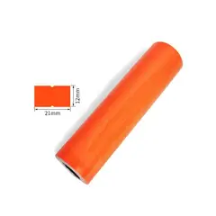 GENERICO - 10 Rollos Etiquetas Maquina Etiquetadora Precios Naranja