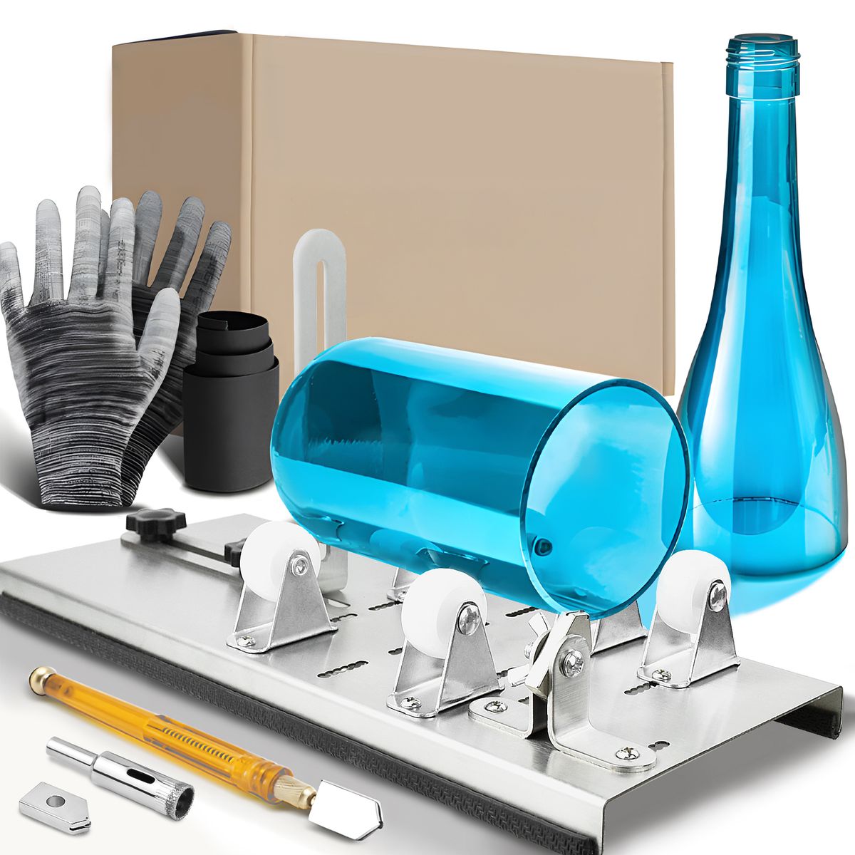 AIZO - Cortador de Botellas de Vidrio  Kit Accesorios