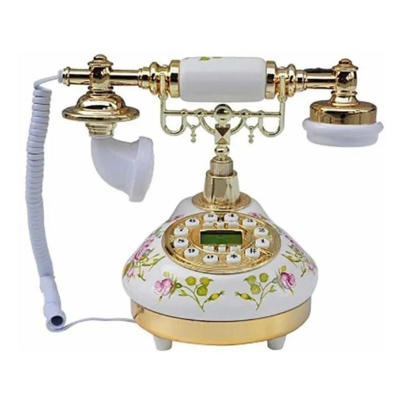 GENERICO - Telefono Diseño Antiguo De Ceramica