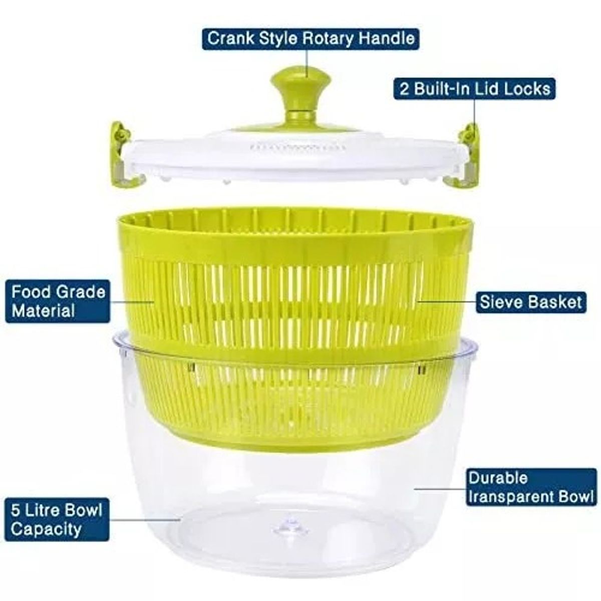 GENERICO - Centrifuga Secador De Lechuga Frutas profesional