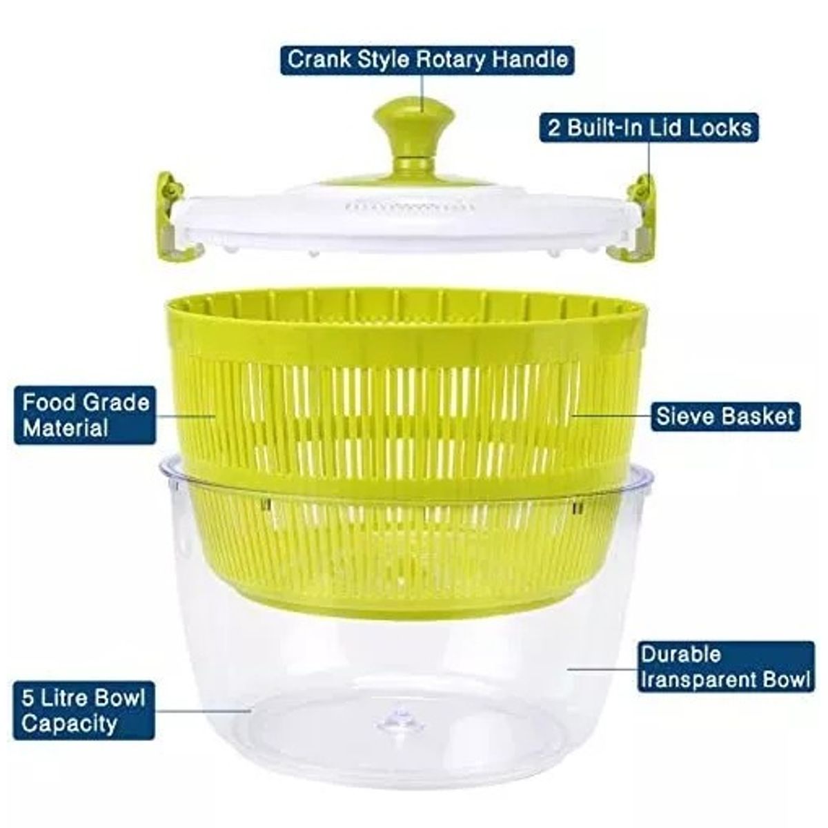 GENERICO - Centrifuga Secador De Lechuga Frutas profesional