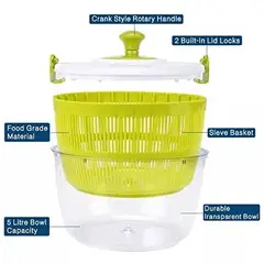 GENERICO - Centrifuga Secador De Lechuga Frutas profesional