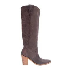MILAH - Bota Antonia Cuero Chocolate