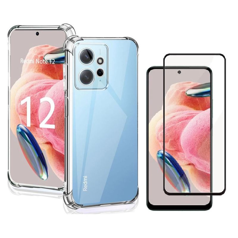 GENERICO - Carcasa Xiaomi Redmi Note 12 4g Antishock Compatible + Lamina Completa