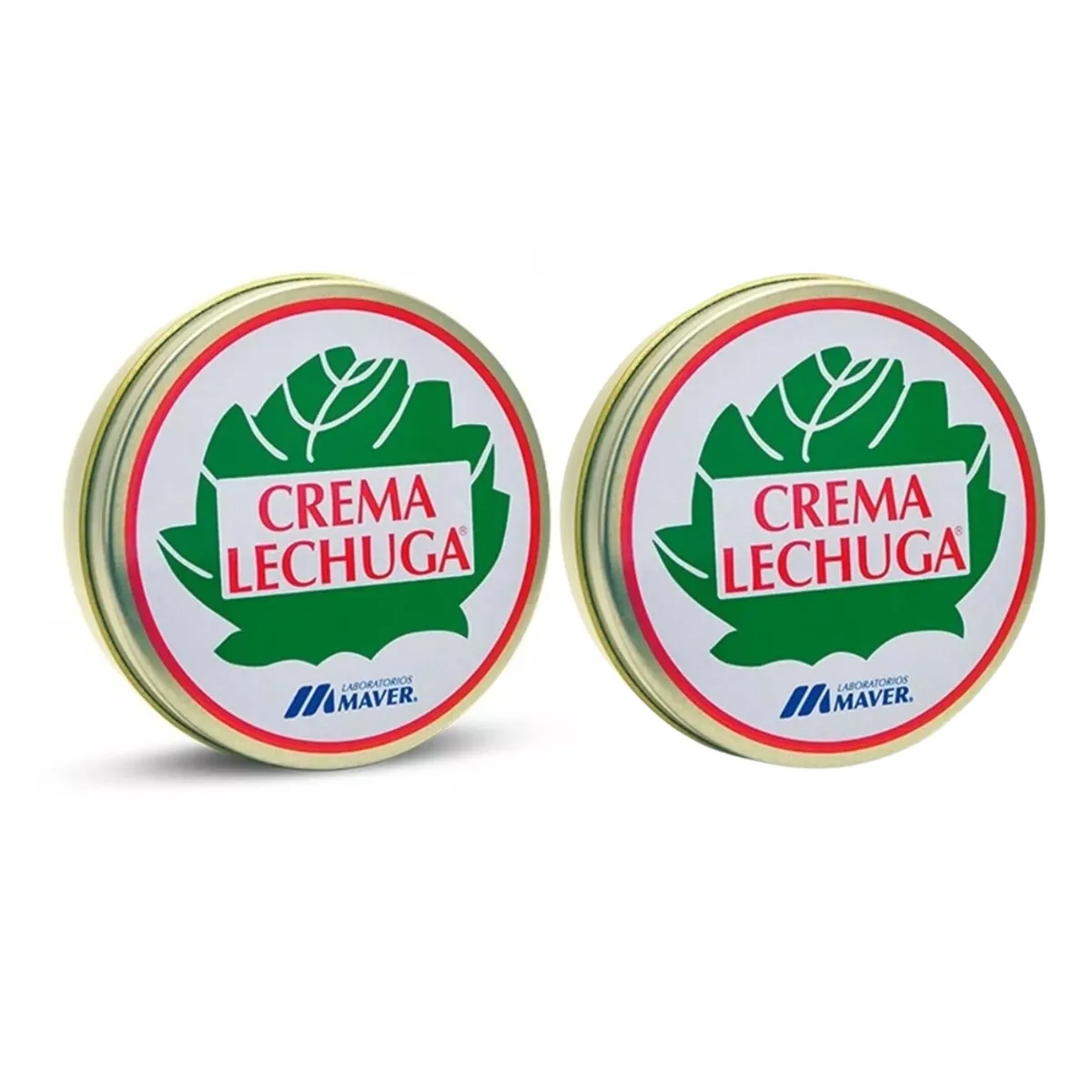 MAVER - Crema Lechuga Humectante Cuerpo 60ml Pack 2 Unidades