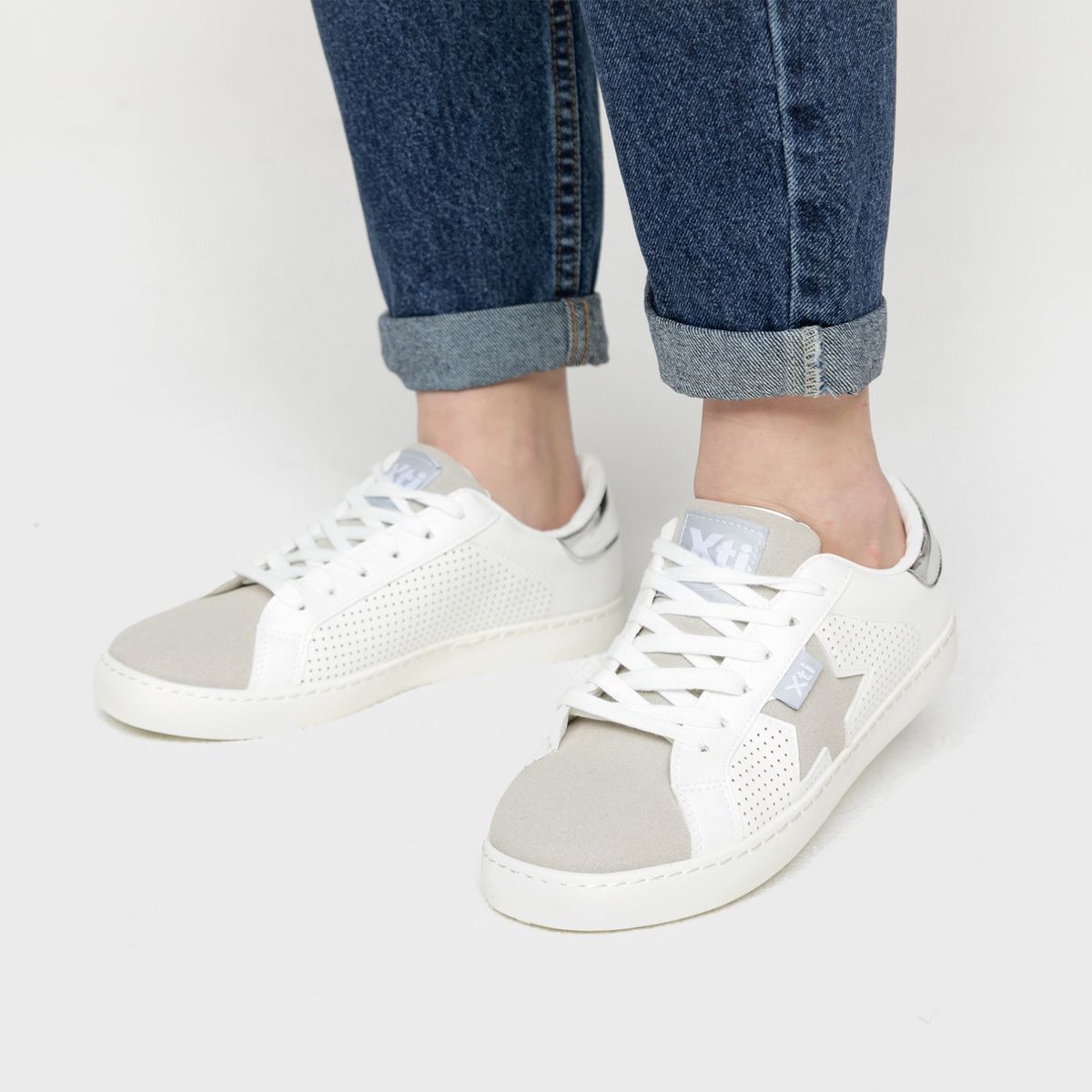 XTI - Zapatilla Urbana Mujer Blanca