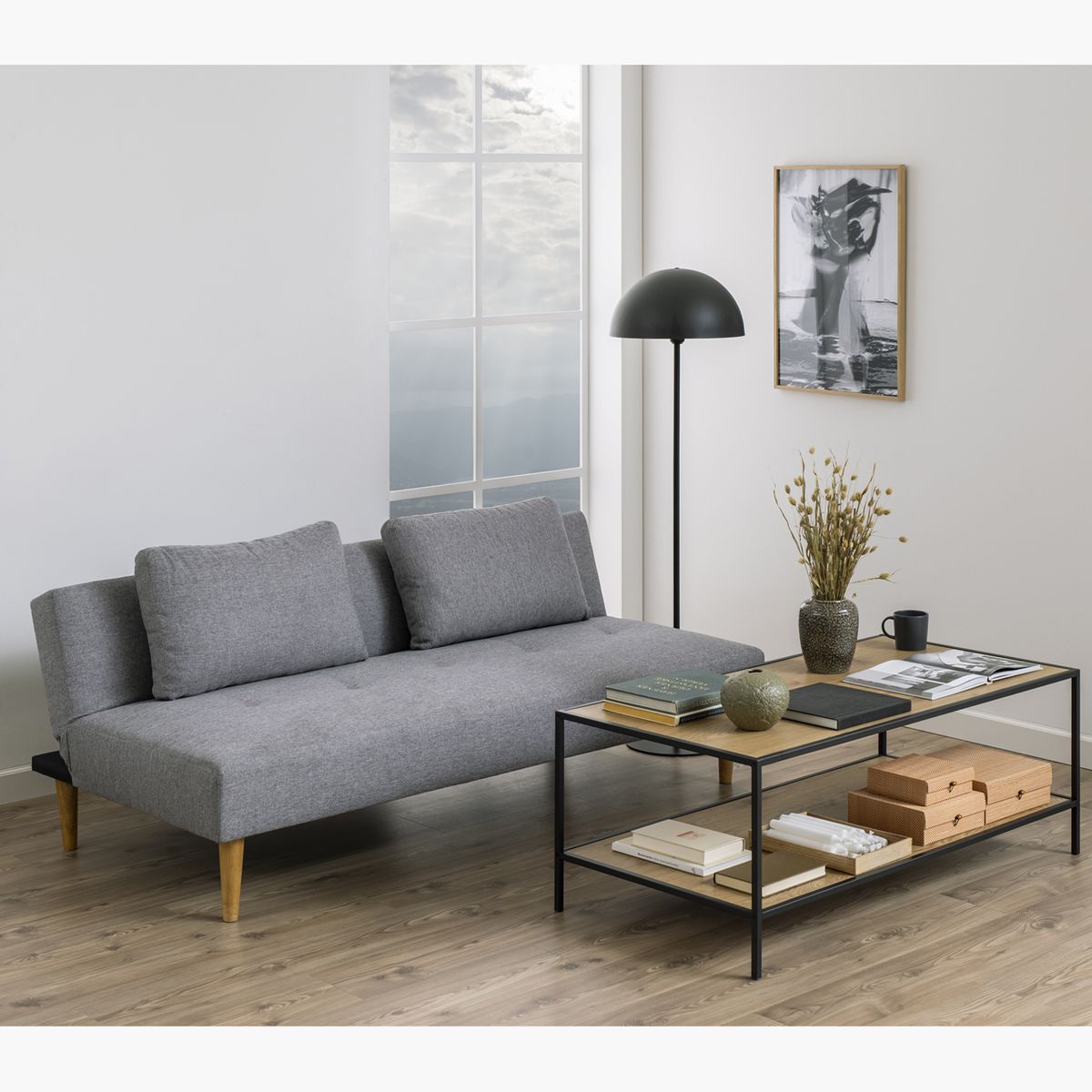 FORM DESIGN - Sofá Cama Lucas Gris Form