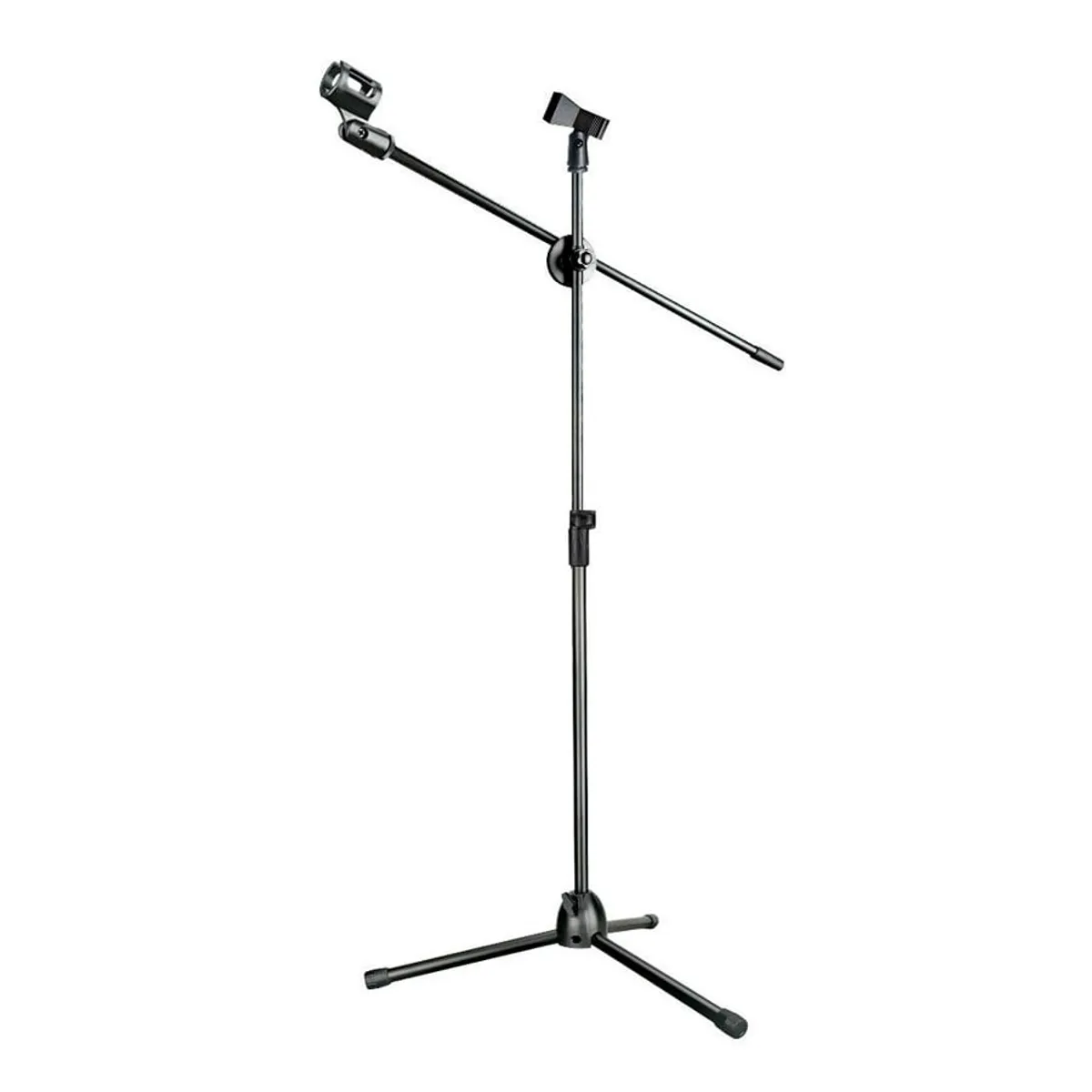 PHILCO - Atril para Micrófono Philco con Boom Metálico para 2 Micrófonos PHILCO