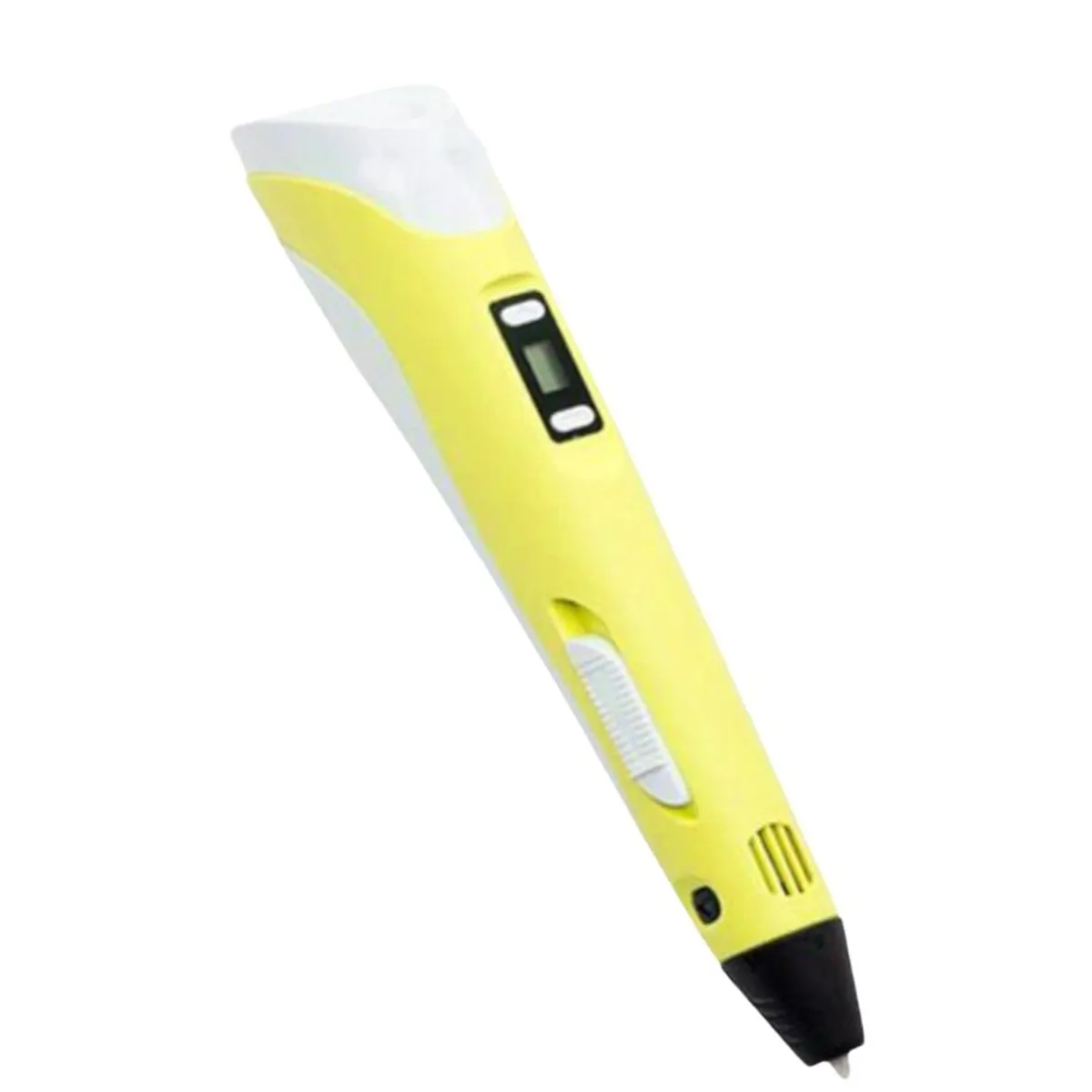 GENERICO - Lapiz Impresora 3D Amarillo con 3 Filamentos