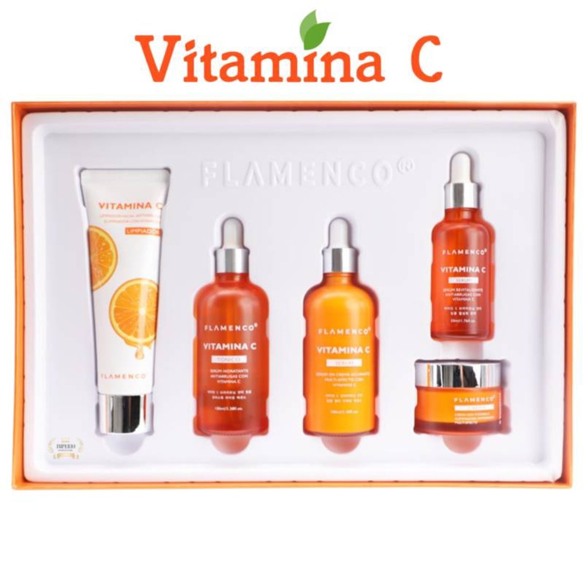 FLAMENCO - Kit Cuidado Facial Flamenco Vitamina C